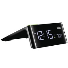 BRAUN BNC016 LED-Wecker schwarz Touch-Snoozefunktion *NEU OVP*