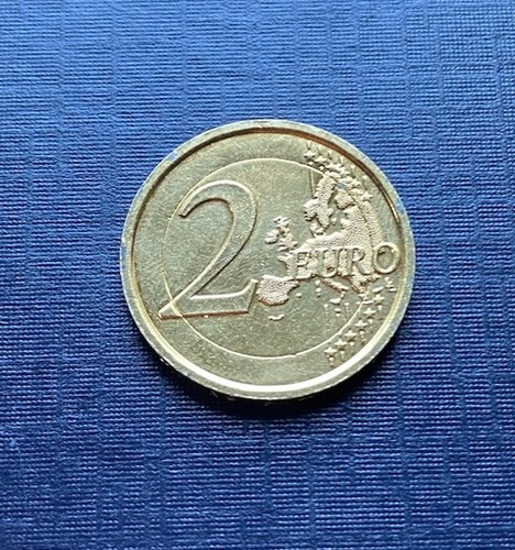 Euro gedenkmünze vergoldet - 2,