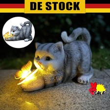 Katzenfigur Garten Deko Katze