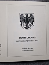Lindner T Vordruck Album Deutsches Reich 1923-1933. Mit Taschen 
