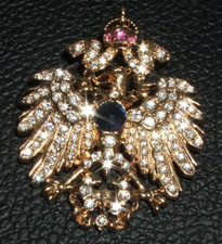 Anstecknadel Preußischer Adler - 48 x 37 mm - Hohenzollern - Friedländer Berlin