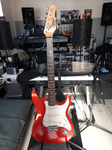 Gitarre stratocaster rot - stratocaster,