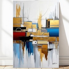 Leinwand Bild XXL Abstrakt