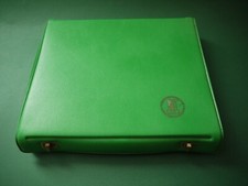 Etui Kunst Leder grün Schmuck
