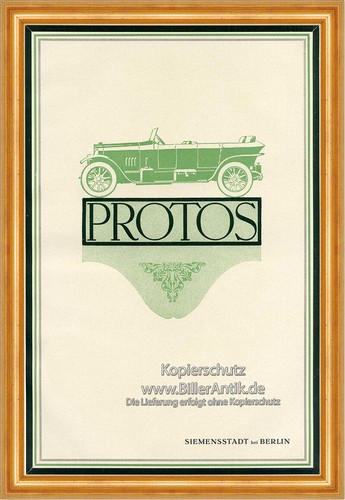 Protos automobile siemensstadt - protos,