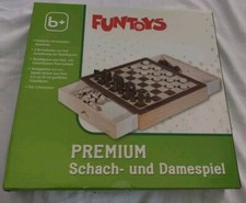 Schachspiel & Damespiel mit