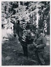 Foto Soldat mit Muli MG