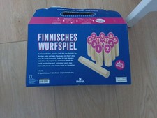 finnisches outdoor Kegeln Kegelspiel Wurfspiel Holz NP 24,95