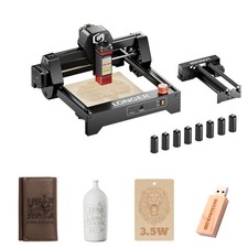 LONGER Ray5 mini 3.5W Lasermarkierer mit Rotary Roller Kits und 8 Hebeplatten