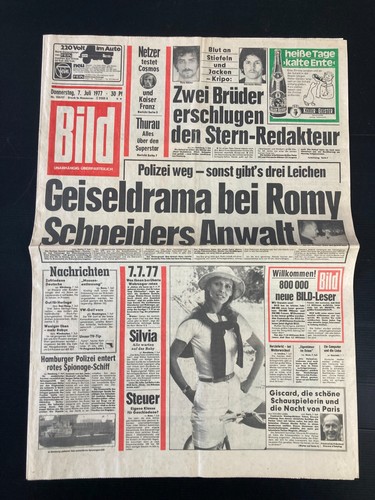 Bild zeitung 1977 7 - 7.7.1977,