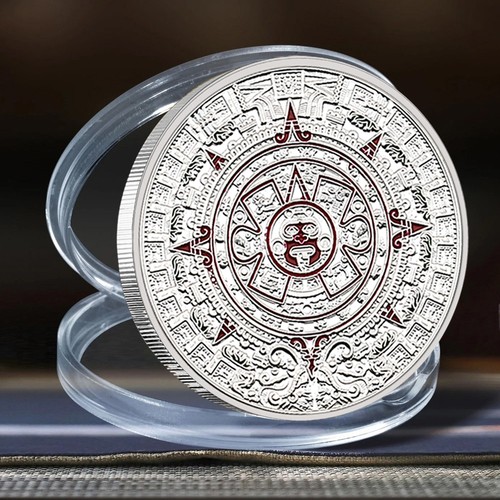 Azteken kalender münze silber - kalender,