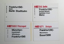 Konvolut zuglaufschild ic - konvolut,