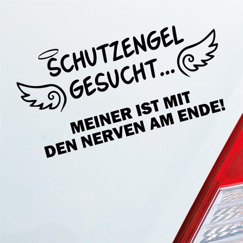 Auto aufkleber schutzengel - aufkleber,