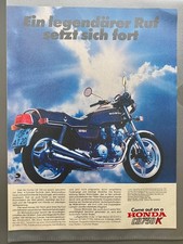 Honda CB 750K 750 K Motorrad Oldtimer 1979 Vintage Ad Werbung Reklame