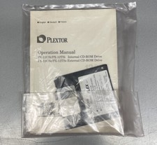 PLEXTOR OPERATION MANUAL +