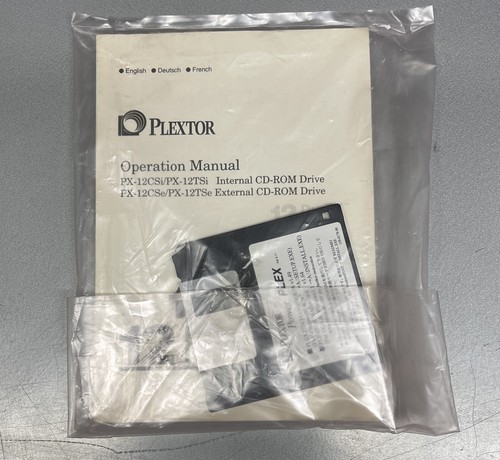 Plextor operation manual - plextor,