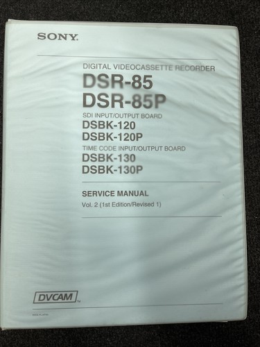 Sony dsr 85p original - dsr-85p,