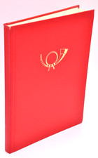 Briefmarkenalbum mit Posthorn-Motiv, Farbe & Seitenanzahl zur Auswahl