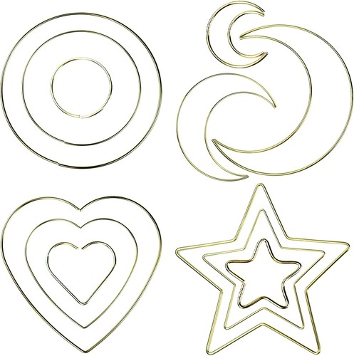 Stück metallringe set - 12, zum