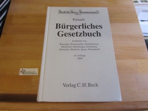 Bürgerliches gesetzbuch - bürgerliches,