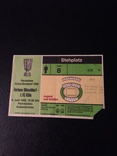 Ticket  Endspiel DFB-Pokal 1980 : Fortuna Düsseldorf - 1.FC Köln , 04.06.80