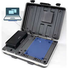 ROBUSTER HARTSCHALE TRAGEKOFFER FÜR NOTEBOOK UND DRUCKER MIT DRUCKER EPSON WF100