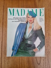 Madame Mode Modezeitschrift Vintage 1979 Februar Nr. 2 Mit Leder in den Frühling