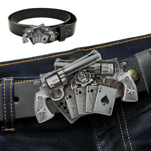 Western ledergürtel biker - western,
