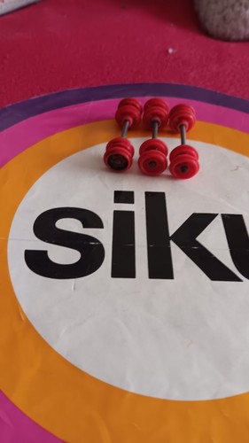 Siku rote felgen ohne reifen - rote,