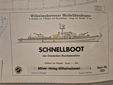Kartonmodellbau Schnellboot