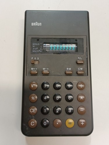 Braun taschenrechner 4955 - braun,
