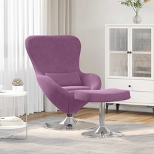 vidaXL Eiersessel Blau 63 x 73