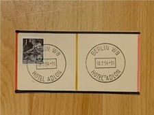 18.02.1954 Briefstück Hotel