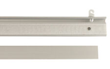 Paneelwagen 57 cm Aluminium silber mit Klettband Flächenvorhänge Schiebevorhänge