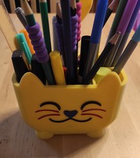 Niedlicher Katzen-Stiftehalter  – Perfekt für Schreibtisch oder Kinderzimmer