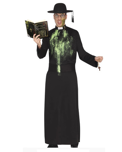 Vollgekotztes priesterkostüm - vollgekotztes,