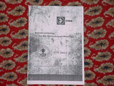 Betriebsanleitung MZ Geländesport ETS 250/1G,DDR,GST,Enduro,NVA,Vopo