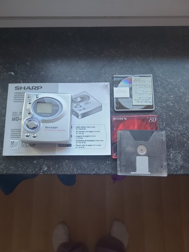 Sharp minidisc recorder - minidisc,