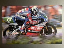 1993 Loris Reggiani S Aprilia Grand Prix Motorrad Aufdruck Bild - Selten L@@K
