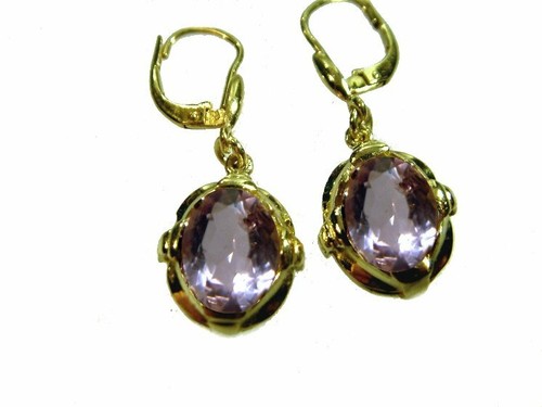 Amethyst ohrringe gold - gold, 585