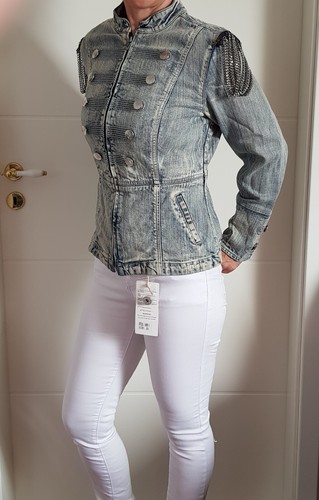 Damen jacke jeansjacke - jacke,