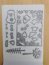 Stampin Up! Stanzformen Schneemann Stanzschablone