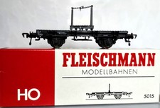 Fleischmann H0  Drehschemel Güterwagen 5015 Schw.  DB unbespielt  neuwertig OVP