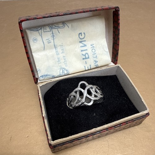 Puzzle ring vintage foreign - puzzle,