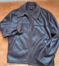 Modische Herrenjacke für die kältere Jahreszeit, dunkelbraun Gr.48/50