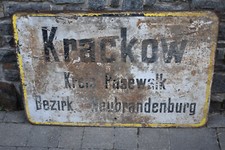 Altes Ortseingangsschild DDR