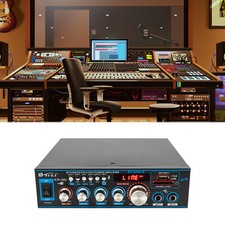 Stereo Verstärker Power Amplifier bluetooth Digital HiFi FM Audio Vollverstärker