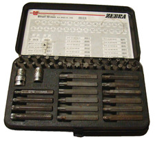Würth Profi 3/8 10 mm Bitset Zebra Bits Sortiment Vielzahn Innensechskant Adapte