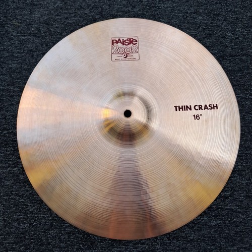 Thin crash paiste - crash, 2002