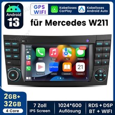 Für Mercedes Benz E-Class W211 W219 Autoradio Android13 GPS Nav CarPlay SWC DAB+